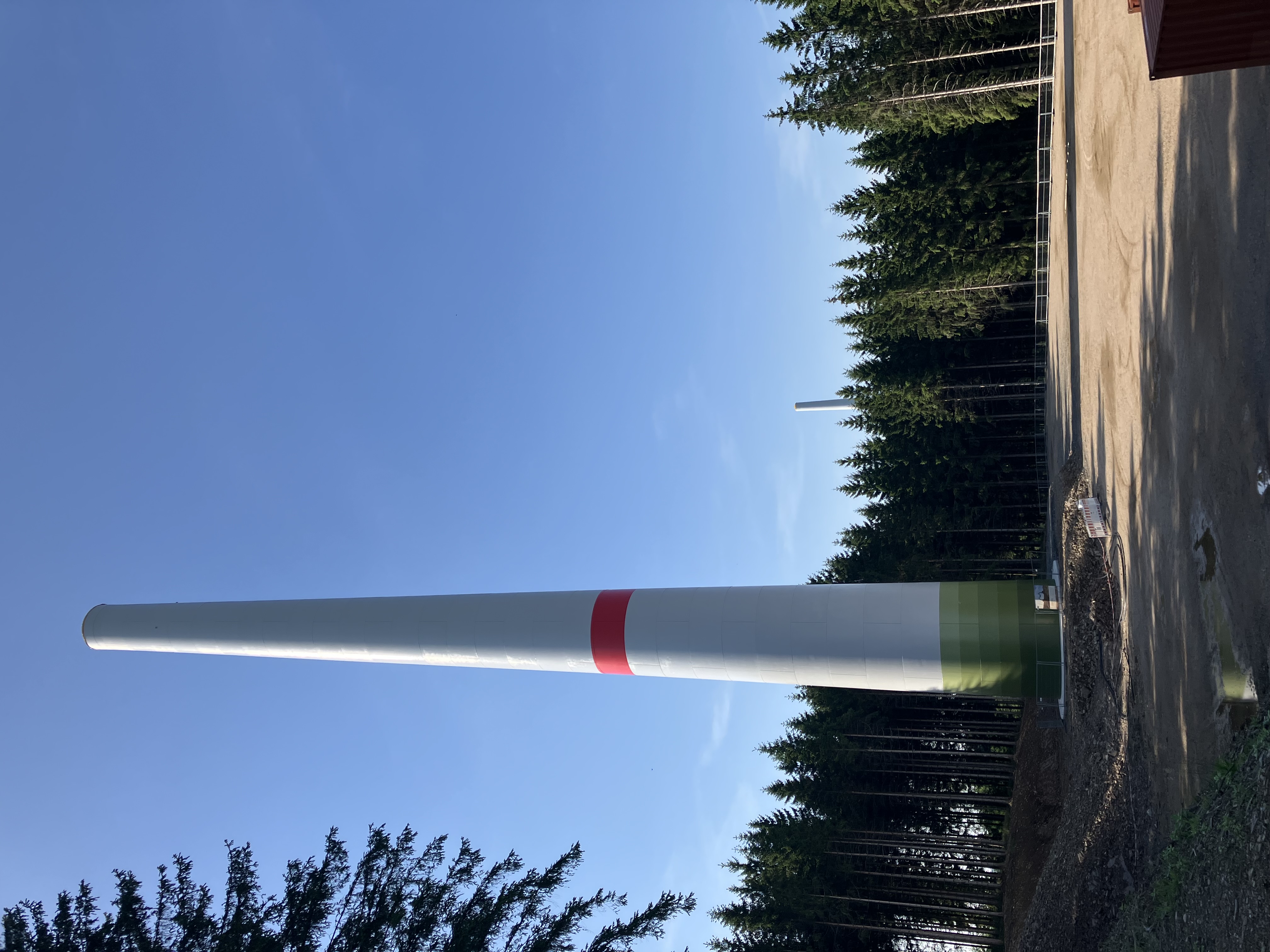 Bögl Turm - aktueller Baustand eines der drei Windkraftanlagen